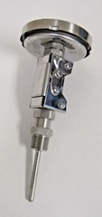 New PRM 32-400F/ 0-200C Temperature Gauge 3″ 304 SS Case ½” NPT Back Multi-angle