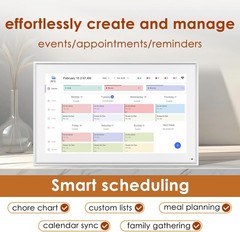Digital Calendar 15.6″ Electronic Calendar Chore Family Schedule 1920x1080P OPEN