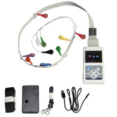 CONTEC TLC5000 12-Lead Holter ECG with PC Analysis Software, 24hr Monitoring