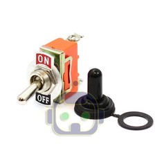 2PC 12V Heavy Duty Toggle Flick Switch On Off Car Boat SUV Dash Light Metal SPST