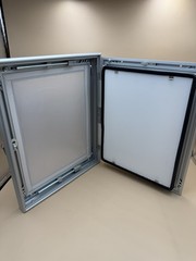 SECO 8.5 in. x 11 in. Black Locking Poster Case