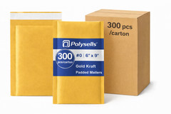 25-300 Kraft Paper Padded Bubble Envelopes Mailers Shipping Case 6”x9”