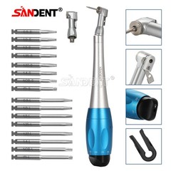 Dental Universal Implant Kit Torque Wrench Contra Angle Handpiece & 16 Drivers