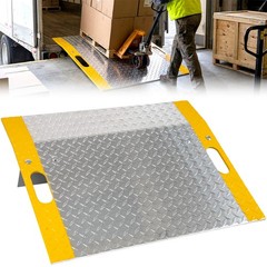 Dock Loading Ramp Aluminum Dock Plate 0.42″ Thick Industrial Shed Ramp 3500LBS