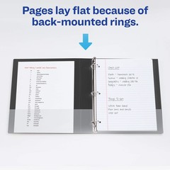 Avery 1″ Slant Ring Binder White 1 Pack