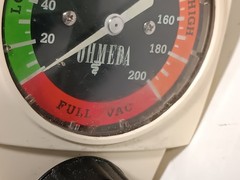 Ohmeda Medical 1224 Three Mode Continuous Suction Vacuum Regulator, 0 – 200 mmHg