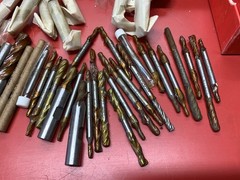 Lot of 110 HSS End Mills, 1/2″ & Smaller NEW OLD STOCK Clausing Mill