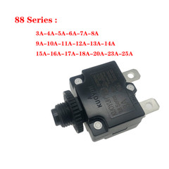 US Thermal Overload Circuit Breaker KUOYUH 88 Series 3-25A 125/250VAC 50/60Hz