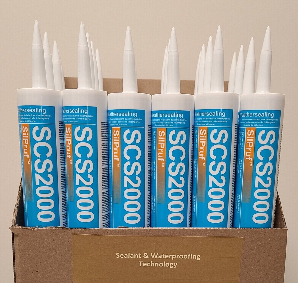 (12 PACK) GE SCS2009 – Silpruf, Aluminum Gray, 10.1 Fl Oz Cartridge