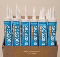 (12 PACK) GE SCS2009 – Silpruf, Aluminum Gray, 10.1 Fl Oz Cartridge