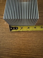 High Efficiency Aluminum Heat Sink 2 Lbs 4.75″ X 3.75″ X 2.75″ 10MM Base Plate