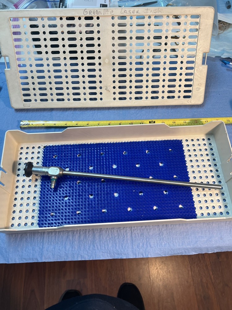 ASP Small Plastic Medical Instrument Sterilization Case 18”x2.5” X 8” Scope Not