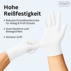 Bingold Disposable Gloves Latex 50PLUS, Natural S Cardboard Cleaning Gloves Gloves