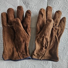 2 Pairs MCR Work Glove Split Cow Leather XL Fleece Lined Straight Thumb 3150XL