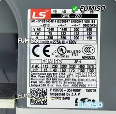 1pcs LS GMC-220 DCAC110-220V electromagnetic AC DC contactor