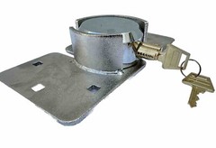 Puck Lock Solid Steel Hidden Shackle Lock & Hasp Solid For Anti-theft Safeguard