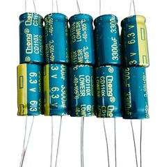 3300uF 6.3V Electrolytic Capacitors Green 6.3V 3300uF Volume 10×20 mm Choose Qty