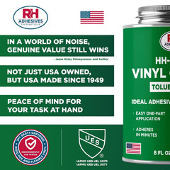 HH-66 Toluene Free Vinyl Cement 8 oz – Vinyl Adhesive, Cement Glue, Industrial C