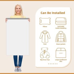 Lightweight Poly Mailers 24×36 Inches, 25 Count Self-Adhesive Shipping Bags