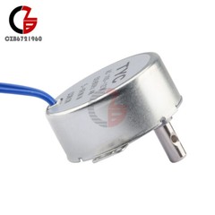 TYC-50 AC 12V/110V/220V 4W 50/60Hz Synchronous Motor 2.5/3/5/6RPM For Microwave