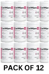 Case 12 Canisters Disinfectant Wipes CaviWipes #14-1100- 160 Count
