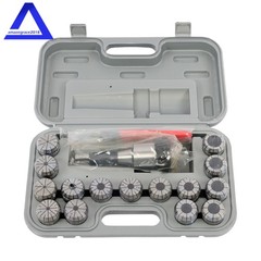 15 Pcs 1-/8” – 1” Collet Set R8 ER40 Shank Chuck Holder for Milling Machine