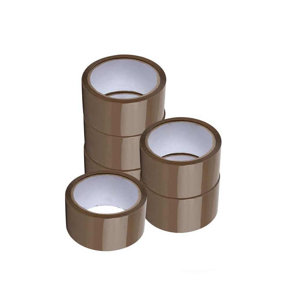36 Rolls Brown Carton Sealing Tape 2″ x 110 Yds Box Shipping Moving Tape 2.3 Mil