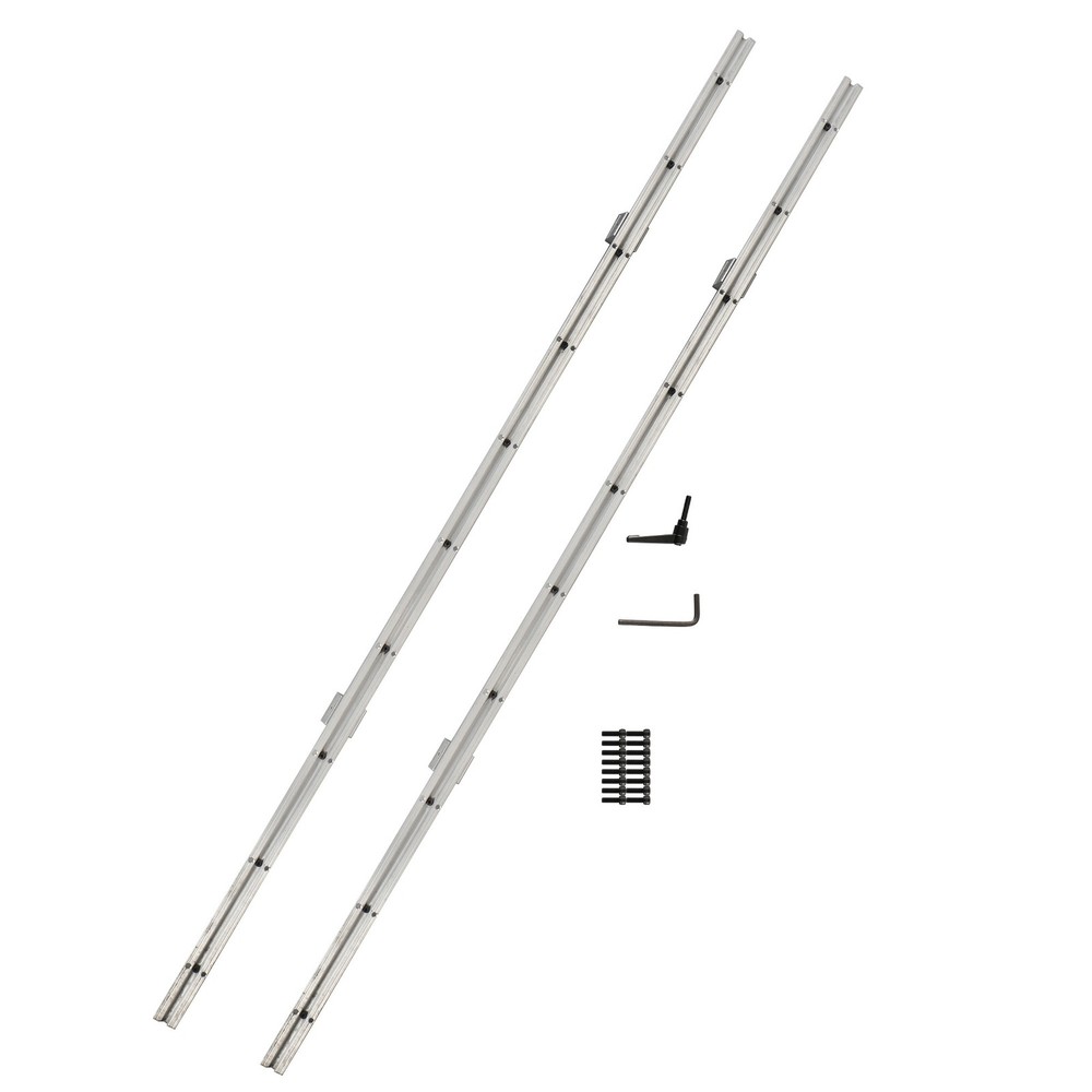 LABLT W/ 4× SBR12UU Square Type Bearings Block 2× SBR12-1500mm Linear Shaft Rail