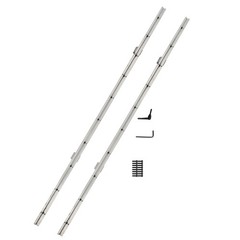 LABLT W/ 4× SBR12UU Square Type Bearings Block 2× SBR12-1500mm Linear Shaft Rail