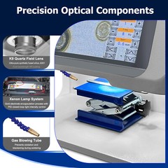 200W Jewellry Laser Welding Machine for Gold Silver Metal Spot Soldering w/ CCD
