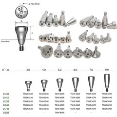 Dental Healing Abutment Fits Hiossen/Nobel/DIO UF/Straumann Implant Healing Caps