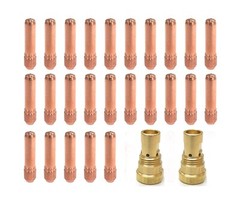 25-PK Contact Tips + 2-PK DS-1 Diffuser for Bernard Centerfire Small Nozzle
