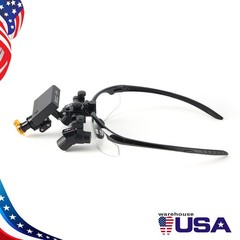 3.0X Dental Medical Ergo Loupes Surgical Magnifier+ 5W LED Surgical Head Light