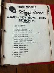 1958-1964 Wheel Horse Dealer Service Manual & Parts Catalog RJ58 701 702 854 603