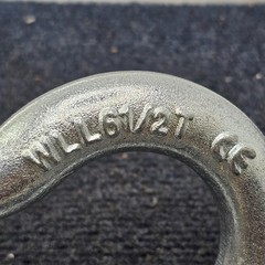 WLL 6-1/2 Ton 7/8 in. Forged Carbon Steel Shackle Without Pin