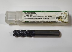 3/8″ Dia. 7/8″ LOC Radius .060 Carbide Varimill End Mill New Hanita w/Flat Read