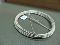 25 feet 20 AWG Silver plated copper Kapton PTFE Wire White 19 strand USA SPC