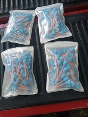 La Miere High Performance Dental Mixing Tips – Blue & Orange – 200 Pcs