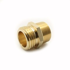 1-1/2 Inch Male NH/NST x 1-1/2 Inch Male NPSH Brass HEx Fire Hose Hydrant Adapte