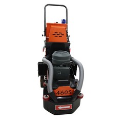 220V Concrete Floor Grinder Polishing Machine w/ 30L Dust Bucket 6 Grinding Head