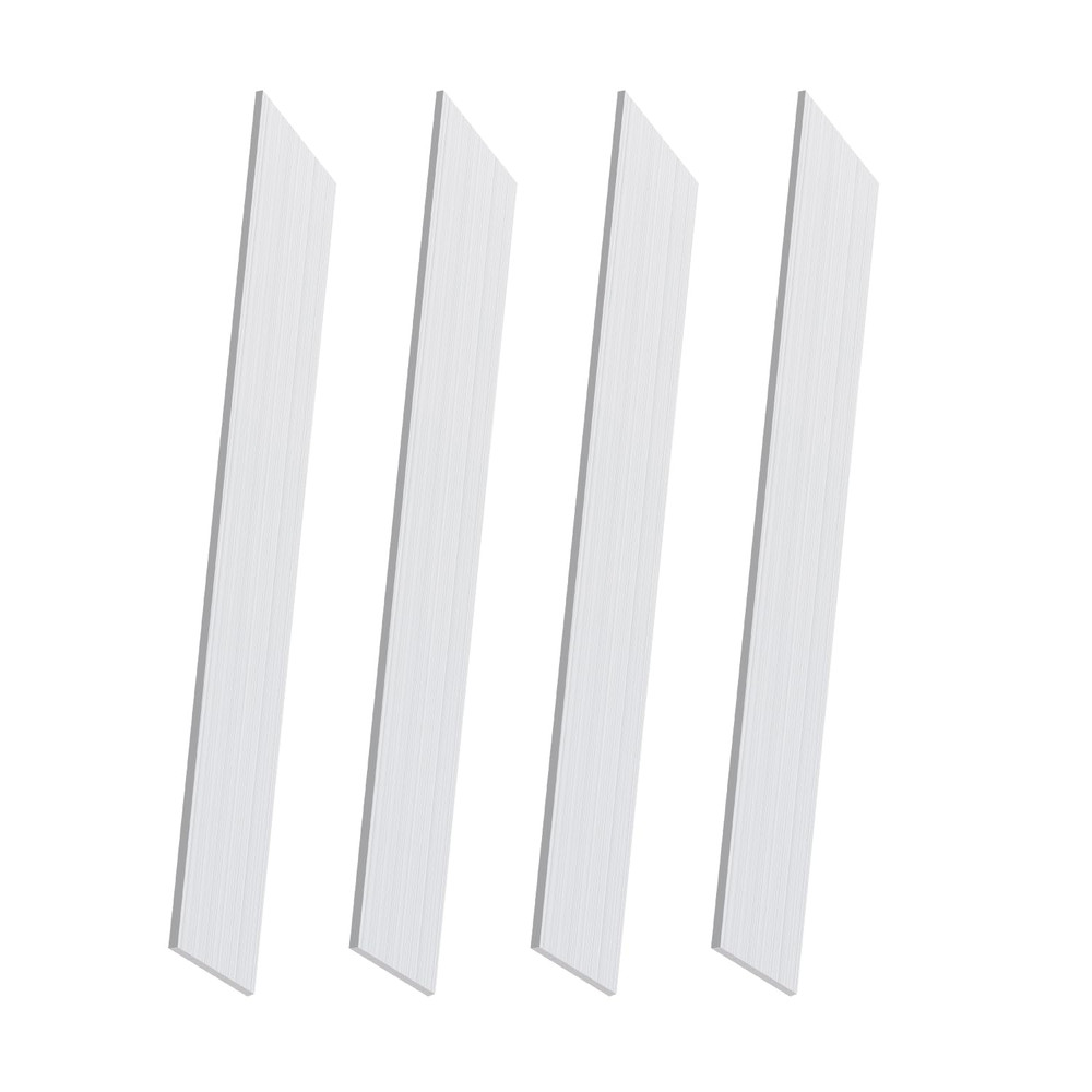 6061 Aluminum Flat Bar, 1/8″ X 1″ X 12″ Rectangle Aluminum Bar Stock, T6511 Soli