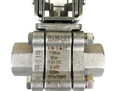 HAM-LET, H510SSN1/2, 1500 PSI, 1/2″ FNPT, 2-WAY BALL VALVE, SST, NEW, NOS S