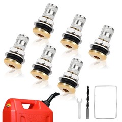 Gas Can Vent Caps | 6 Pack Fuel Gas Tank Vent Caps | Metal Gas Can Replacemen…