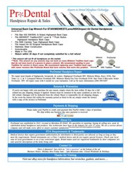 Impact Air 45 Dental Handpiece Universal Back Cap Wrench