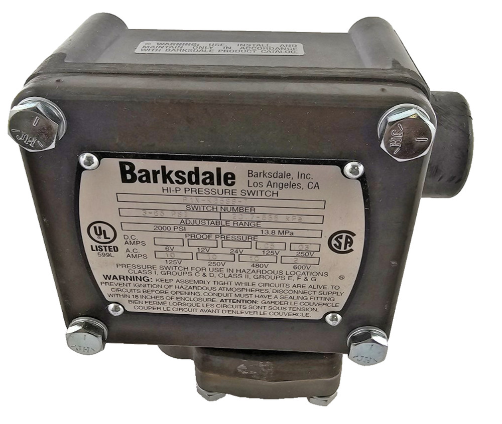 P1X-K85SS-T HI-P PRESSURE SWITCH
