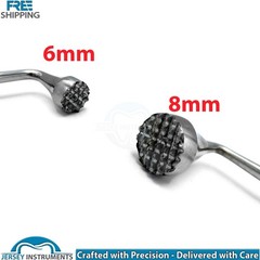 Bone Compactor Double End Dental Surgical Bone Grafting Stainless Steel 3 Pieces