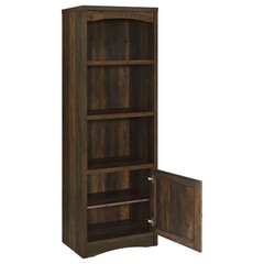 Coaster Laughlin 3-Shelf Engineered Wood Media Tower in Brown