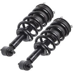 Front Susp Kit 10pc Struts Ctrl Arms Tie Rods Ball Jts 07-14 Cadillac Escalade