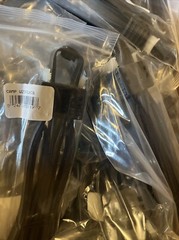 UZI Single Use Foldable Double Restraint Polymer Flex Cuff Black UZI-FLXC-B