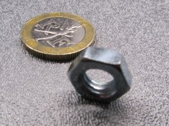 Zinc Plate Steel Grade 2 Hex Nut, RH 5/16″-18 x 3/16″ Height x 1/2″ W 300 Pcs